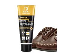 Leather Boot Conditioner - 70g Saddle Oil with Lanolin & Palm Wax | Softener & Cleaner for Extended Life | Premium Care Balm for Shoes Jackets Furniture