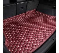 Leather Boot Mat for Lexus IS 2006-2012, Waterproof Rear Cargo Liner with Anti-Slip and Anti-Scratch Protection with Raised Edges,Wine Red