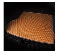 Leather Boot Mats For Infiniti QX70 2013-2017 The Trunk Cargo Leather Liner Boot Compartment Floor Carpet Mud Kick Full Coverage Boot Liner(Coffee-A)