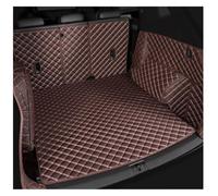 Leather Boot Mats For Toyota For RAV4 2009-2020 The Trunk Cargo Leather Liner Car Boot Full Coverage Boot Liner(Brown-B)