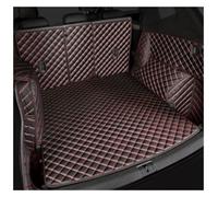 Leather Boot Mats For Toyota For RAV4 2009-2020 The Trunk Cargo Leather Liner Car Boot Full Coverage Boot Liner(Black red-B)