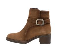 Leather Bootie - female - Tamaris - Heeled Boots - Brown - 3 UK - Shoes 3 UK