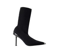 Leather boots - female - Alexander McQueen - Heeled Boots - Black - 3 UK - Shoes 3 UK