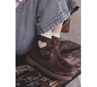 Leather Boots for Girls, Designed for Autonomy bronze