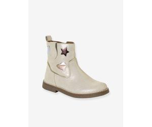 Leather Boots for Girls, Designed for Autonomy gold