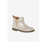 Leather Boots for Girls gold