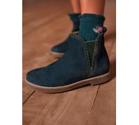 Leather Boots for Girls green