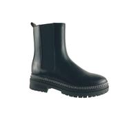 Leather boots woman s.Oliver Chelsea Optik Noir 42