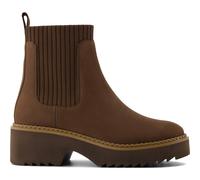 TOMS Millie Leather Women's Oak Brown Heeled Ankle Boots - UK 7