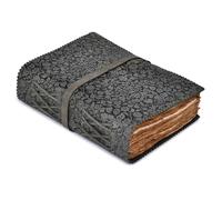 Leather Bound Floral Embossed Journal for Women Men - 200 Pages, 8”X6”(A5), Black - Book of Shadows, Vintage Watercolor Paper, Notebook for Writing, Drawing, Sketchbook By LEATHER VILLAGE
