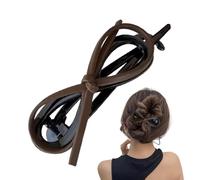 Leather Bow Twist Hairpin, Creative Hair Bows Clips, Stylish French Twist Hair Pin, Comfortable Bow Clips for Women Girls