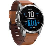 Leather Bracelet for Garmin Fenix 8 43 mm, Fenix 7S Pro/7S Pro/7S Pro/6S Pro/6S/FEnix 5S Plus/5S, 20 mm Watch Strap with Quick Release Bracelet for Garmin Epix 2 42 mm/Descent Mk2S/Approach S70 42 mm