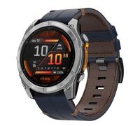 Leather Bracelet for Garmin Fenix 8 47 mm, Fenix 7 Pro/7/FEnix 6 Pro/6/FEnix 5 Plus/5, 22 mm Watch Strap with Quick Release Bracelet for Fenix E 47 mm/Forerunner 965/955/945/935/Instinct 2, Leather