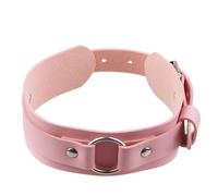 Leather Bracelet For Men, Handmade Leather Arm Bracelet Men Pink Adjustable Punk Belt Wristband With Buckle Charm Leg Garters For Women