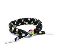 Leather Bracelets for Women,Hand-Woven Adjustable Fashion Light Luxury Sunflower Accessory Daisies Bracelet, Energy Jewellery for Women Men Xiaojuhei