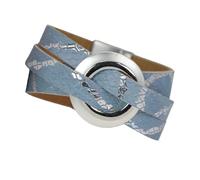 Leather Bracelets for Women,Hand-Woven Double Layer Bohemian Fashion Retro High-End Arge Circle Accessories Magnetic Buckle Leather Bracelet, Energy Jewellery for Women Light Blue