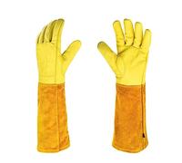 Leather Breathable Gauntlets Gloves Rose Pruning Long Sleeve Gloves for Men and Women Gardening Glove Garden Gifts