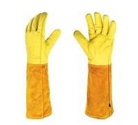 Leather Breathable Gauntlets Gloves Rose Pruning Long Sleeve Gloves for Men and Women Gardening Glove Garden Gifts