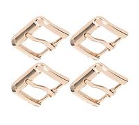 Leather Buckles - 4Pcs 20mm Strong Belt Pin Buckle Single Prong for Leather Strap Windbreaker Replacement DIY Accessories(8 * 6 * 2cm-Gold)
