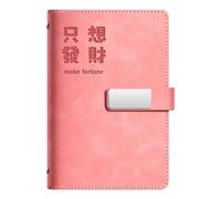 Leather Budget Planner Money Organiser Notebook With 90 Pages Budget Sheet 6 Rings Leather Binder Covers For Men Women Financial Planning Notebook