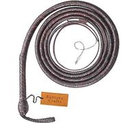 leather Bullwhip 04 to 24 Feet / 1.2 to 7.3 meter in 16 Plaits made of Kangaroo Leather Equestrian Bullwhip professional whip Belly & Leather Bolster Inside (3 feet (0.91 meter))