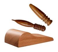 Leather Burnisher Leather Polish Washed Rod Wood Edge Craft Slicker Edge Slicker Grinding Tool Leather Machine Tool Burner Polishing Cleaning Rod Grinding