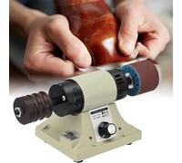 Leather Burnishing Machine, 350W Polisher Sander, 0-8000RPM, Ideal for Leather Wallets, Purses, Handbags, Belts, Watch Straps
