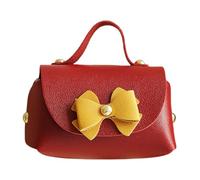 Leather Candy Bag - Elegant Bowknot Treat Box, Reusable Wedding Favor Gift Bag with Handle, Chic Party Box for Baby Showers Birthdays Anniversaries, Luxury Candy Packaging, Mini Handheld Size