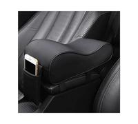 Leather Car Armrest Box Cushion Shape For KIA For Rio K2 K3 K4 K5 KX3 KX5 For Carens For Soul For Picanto For Cross For Forte(Black)