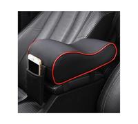 Leather Car Armrest Box Cushion Shape For KIA For Rio K2 K3 K4 K5 KX3 KX5 For Carens For Soul For Picanto For Cross For Forte(Red)