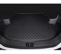 Leather Car Boot Mat for Volkswagen VW T-Roc Crossover SUV/T-Roc R-Line, Waterproof Anti-Scratch Non-Slip Trunk Pad, Cargo Tray Protector Liners Accessories,Black
