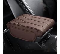Leather Car Center Console Cover For Seat Altea XL 2004-2015, Comfortable Non-slip Armrest Pad Arm Rest Box Cushion Storage Bag Accessories,C/Coffee