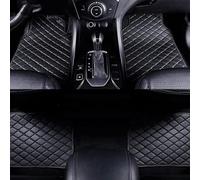 Leather Car Floor Mats for Mitsubishi Pajero 3.2 DI-D (2003-2006),Auto Mats Floor Liners Waterproof NonSlip Carpet Vehicle Interior Universal Accessory,A/Black