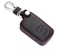 Leather Car Key Cases Cover Fit For Toyota Auris Camry RAV4 Avalon Yaris Verso 2012-2018 2 Buttons Smart Keyless Remote Fob Protector Shell