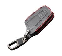 Leather Car Key Cover 2/3/4 Button Key Case Holder Shell For Toyota For Corolla For Rav4 For Camry 70 For Prado 150 Car Key Fob(2 Buttons)