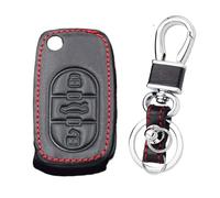 Leather Car Key Fob Shell Cover Remote Case 3 Button for Audi A2 A3 S3 A4 S4 RS4 A6 S6 A8 S8 TT Roadster Cabriolet 1997-2006