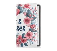 Leather Car Registration and Insurance Card Holder Men Women Wallet Accessories Case for Driver License, Cards & Essential Documents Valentines Day Love Heart Gnome Hugs Kisses, Valentines Day Love