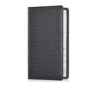 Leather Car Registration and Insurance Holder Men Women Auto Glove Box Organizer for Driver License, Cards & Essential Documents Snake Skin Print Style on The Backgroud Of Darkgray