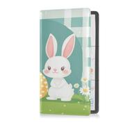 Leather Car Registration and Insurance Holder Men Women Essential Wallet Case for ID, Driver's License, Key Contact Information Cards Easter Day Mr & Mrs, Easter day Mr & Mrs, One Size