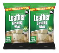 Leather Car Seat Cleaning Wipes | Leather Sofa Cleaner Car Cleaner Wipe 30 Pack X 2