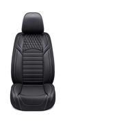 Leather Car Seat Cover Sets for Mitsubishi Lancer Sedan 2013-2025, Custom Full Coverage Car Seat Covers Full Set for 5-Seater Waterproof Car Seat Cushion Protector,A/Black