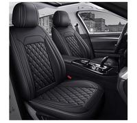 Leather Car Seat Covers Full Set for Honda Pilot 2016-2026, Auto Seat Cushion Protectors Nonslip Waterproof Protectors Interior Accessories,E/Black-Standard