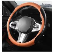 Leather Car Steering Wheel Cover For Acura MDX RDX ZDX RL TL CDX TLX TSX RSX Steering Covers Car Styling Accessories Practical and Comfortable(Orange)