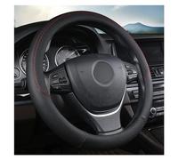 Leather Car Steering Wheel Cover Fun Volante For VW For T4 For T5 For T6 For Multivan For Caravelle Auto Interior Accessories Steering Wheel Protective Cover Steering Wheel Glo (Color : Black)