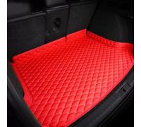 Leather Car Trunk Mat for Lexus UX 250h Hybrid 2019-2022, All Weather Carpet Cargo Liner Boot Protector High Edges Anti Slip Waterproof Floor Liners Auto Accessories, Red