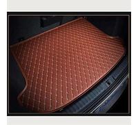 Leather Car Trunk Mats Custom For Kia For Sorento For Telluride K5 K9 For Spectra/For Cerato For Stinger For Seltos For Optima 2row Auto Carpets Covers Boot Liner Protector(Brown)