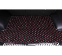 Leather Car Trunk Mats For Bmw 2 Series Gran Coupe F44 2020-present Rear Tray Carpet Cargo Liner Boot Protector Covers(Black Red 4pcs)