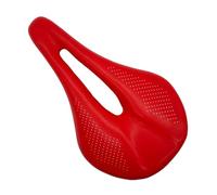 Leather Carbon Fiber Race Bicycles Seat Breathable Cushion Seat Comfortable Road Bike Riding Saddle Cycling Parts Hollow Saddle Seats Cycling Shock Absorbing Bike Part Breathable Cushion Non