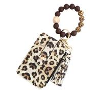 Leather Card Holder, Bohemian Tassel Card Holder, Card Holder, Protective Card Holder for Bus,ID Card Holder, brown, Fare riferimento alla descrizione, Please refer to description