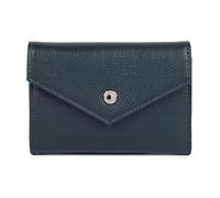 Leather Cardholder with Snap Closure - female - Lancaster - Wallets & Cardholders - Blue - ONE SIZE - Accessories ONE SIZE